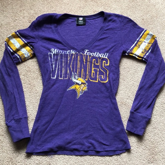 Minnesota Vikings Football Maternity Black Scoop Neck